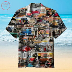 Rodding Pattern Hawaiian Shirt  - Thelegend59