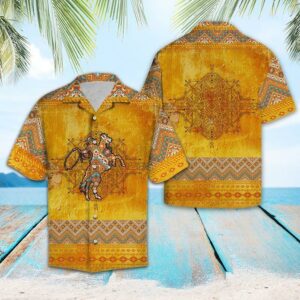 Rodeo Vintage Hawaiian Shirt For Men Women  - Thelegend59