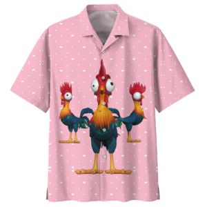 Rooster Chicken Hawaiian Shirt For Men Women  - Thelegend59