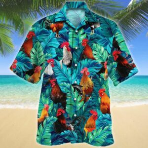 Rooster Lovers Gift Hawaiian Shirt For Men Women  - Thelegend59