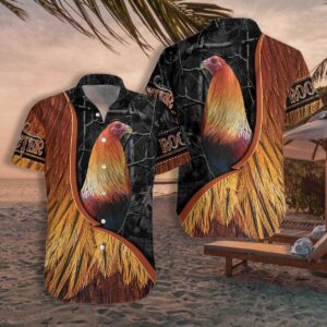 Rooster On The Farm Hawaiian Shirt For Men Women  - Thelegend59