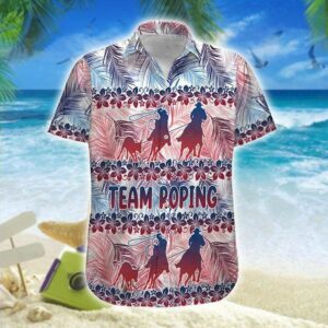Roping Palm Leaves Hawaiian Shirt For Men Women  - Thelegend59