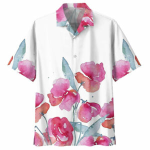 Rose Botanical Hawaiian Shirt For Men Women  - Thelegend59