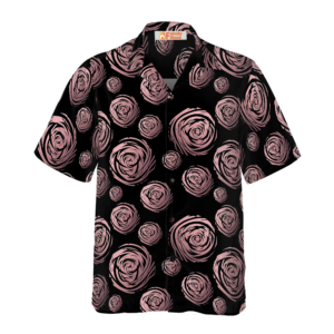 Rose Gold In Black Hawaiian Shirt - For Men And Women - Kids  - Thelegend59