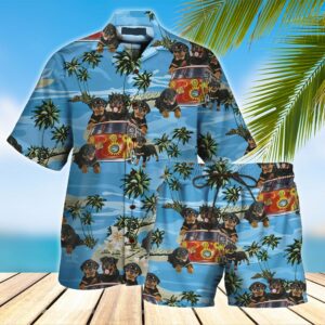 Rottweiler Hawaiian Shirt Set For Men Women  - Thelegend59