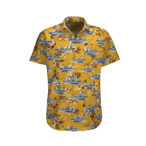 Royal Australian Navy Yellow Unique Design Unisex Hawaiian Shirt  - Thelegend59