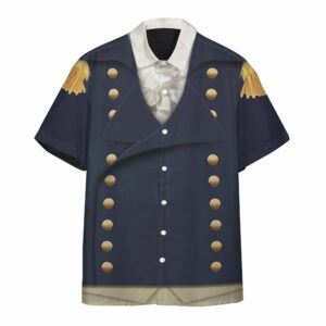 Royal Navy Captain Hawaiian Shirt For Men Women  - Thelegend59