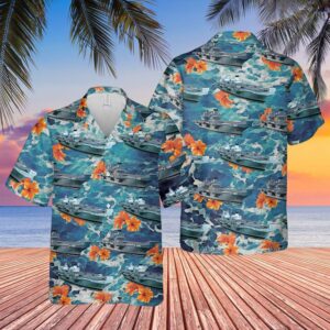 Royal Navy S Prince Of Wales Blue Nice Design Unisex Hawaiian Shirt  - Thelegend59