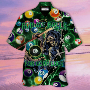 Rub My Ball For Good Luck Hawaiian Shirt For Men Women  - Thelegend59