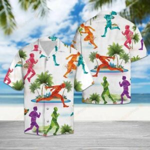 Running Lover Multicolor Best Design Hawaiian Shirt For Men Women  - Thelegend59