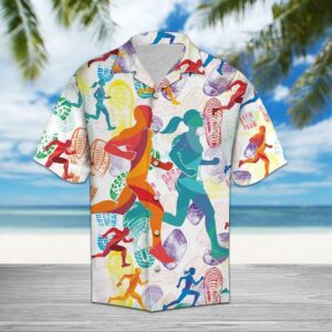 Running Lovers Hawaiian Shirt For Men Women  - Thelegend59