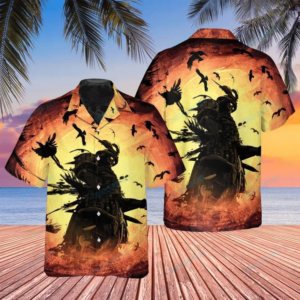 Samurai Ghost Warrior Hawaiian Shirt For Men Women  - Thelegend59