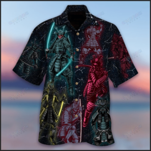 Samurai Hawaiian Shirt For Men Women  - Thelegend59