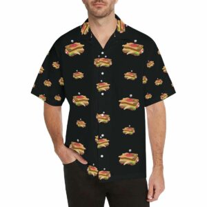 Sandwich Pattern Print Design 03 Mens All Over Print Hawaiian Shirt  - Thelegend59