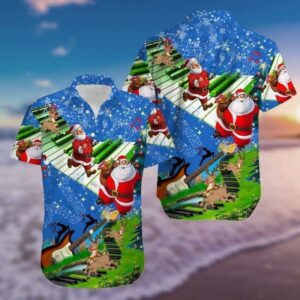 Santa Claus Hawaiian Shirt For Men Women  - Thelegend59