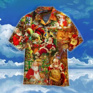 Santa Claus In Daily Life Christmas Hawaiian Shirt For Men Women  - Thelegend59