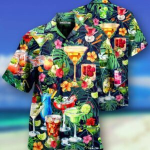 Save Water Drink Cocktails Hawaiian Aloha Hawaiian Shirts For Men Women  - Thelegend59