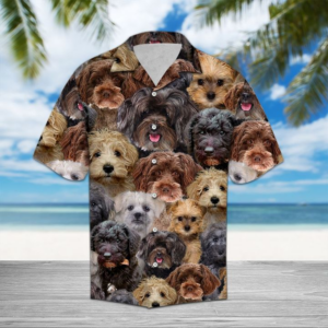 Schnoodle Tan Awesome Hawaiian Shirt For Men Women  - Thelegend59