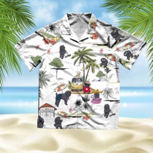 Scottish Hawaiian Shirt Hawaii Beach Retro  - Thelegend59