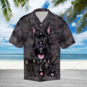 Scottish Terrier Black Amazing Design Hawaiian Shirt For Men Women  - Thelegend59