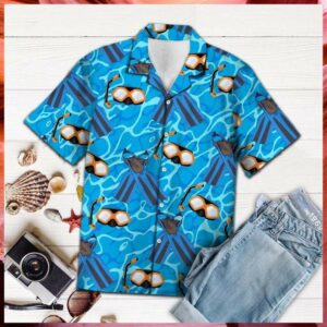 Scuba Diving Hawaiian Shirt For Men Women  - Thelegend59