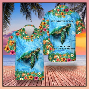 Sea Turtle Hawaiian Shirt For Men Women  - Thelegend59