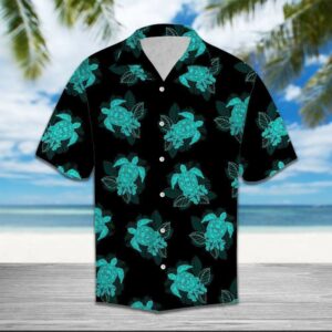 Sea Turtle Tropical Full Printing Hawaiian Shirts  - Thelegend59