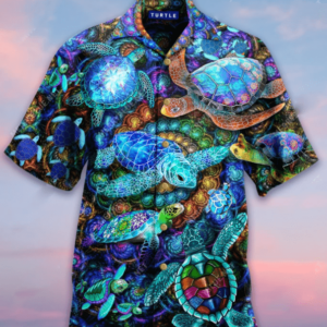 Sea Turtles In The Ocean Hawaiian Aloha Hawaiian Shirts For Men Women  - Thelegend59