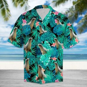Seal Tropical Hawaiian Shirt For Men Women  - Thelegend59