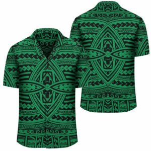 Seamless Green Hawaiian Shirt  - Thelegend59