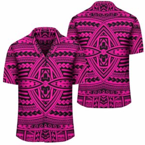 Seamless Pink Hawaiian Shirt  - Thelegend59