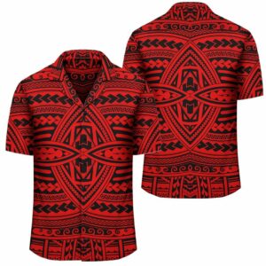 Seamless Red Hawaiian Shirt  - Thelegend59