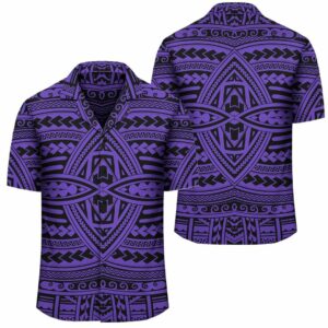 Seamless Violet Hawaiian Shirt  - Thelegend59