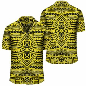 Seamless Yellow Hawaiian Shirt  - Thelegend59