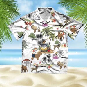 Shar-Pei Hawaiian Shirt Hawaii Beach Retro  - Thelegend59