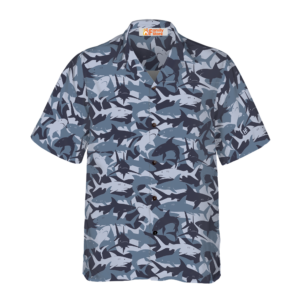 Shark Camouflage Hawaiian Shirt - For Men And Women - Kids  - Thelegend59