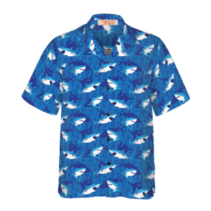 Shark Pattern 03 Hawaiian Shirt - For Men And Women - Kids  - Thelegend59