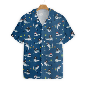 Shark Pirates Hawaiian Shirt - For Men And Women - Kids  - Thelegend59