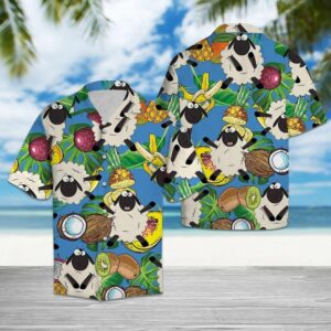 Sheep Love Fruit Colorful Nice Design Hawaiian Shirt For Men Women  - Thelegend59
