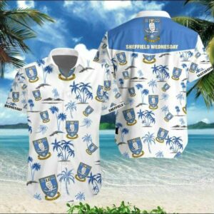 Sheffield Wednesday Tropical Hawaiian Shirt  - Thelegend59