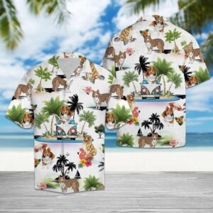 Shetlsheepdog Vacation Multicolor Best Design Hawaiian Shirt For Men Women  - Thelegend59