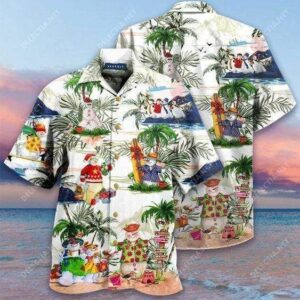 Hawaiian Shirtsnowman Hawaiian Shirt - Unihawaiian Shirtsex - Adult -  - Thelegend59