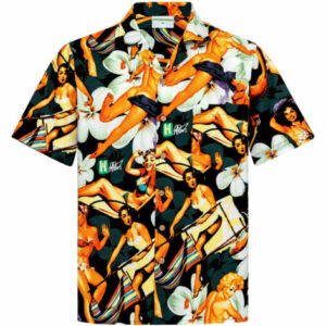 Short Sleeve Summer Beach Hawaiian Shirt - Flower Girl -Ahw300722-8  - Thelegend59