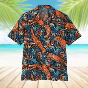 Shrimp Hawaiian Shirt For Men Women  - Thelegend59