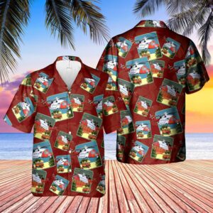 Sikorsky Coastguard Red High Quality Unisex Hawaiian Shirt  - Thelegend59