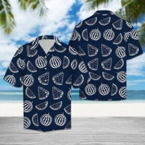 Simple Watermelon Pattern Hawaiian Aloha Hawaiian Shirtss  - Thelegend59
