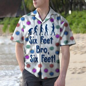 Six Feet Bro Multicolor Awesome Design Hawaiian Shirt For Men Women  - Thelegend59