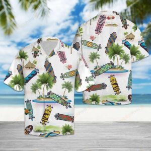 Skateboard Lover Multicolor Best Design Hawaiian Shirt For Men Women  - Thelegend59