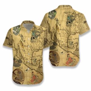 Skeleton Surfing Hawaiian Aloha Hawaiian Shirtss  - Thelegend59