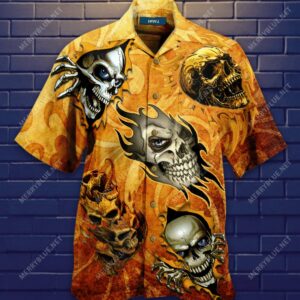 Skull-Find Your Freedom Hawaiian Shirt  - Thelegend59